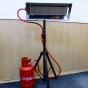 Обогреватель газовый инфракрасный 16ZRS, к-т (газовая горелка, штатив, регулятор давления газа, шланг, хомуты) 